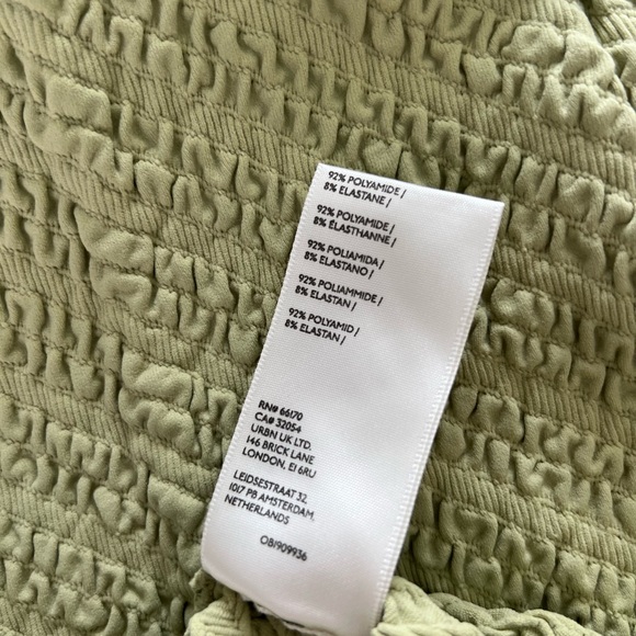 Free People Gabby Seamless Midi Dress Green M/L - Picture 12 of 12